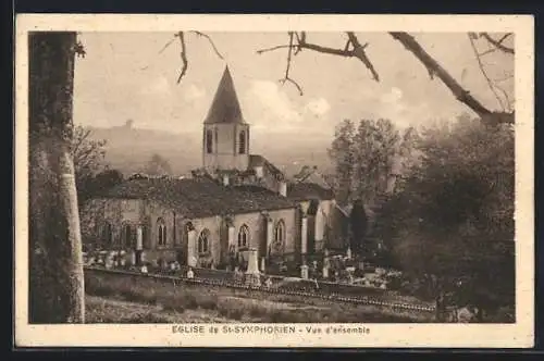 AK St-Syphorien, Église de St-Syphorien, Vue d`ensemble