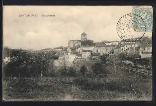 AK Saint-Sauvant, Vue générale