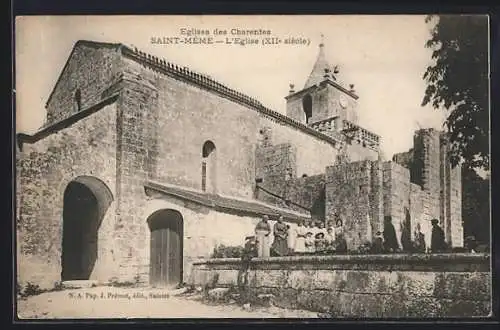 AK Saint-Même, L`Église, XIIe siècle