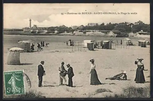 AK Saint-Georges, la Plage le matin