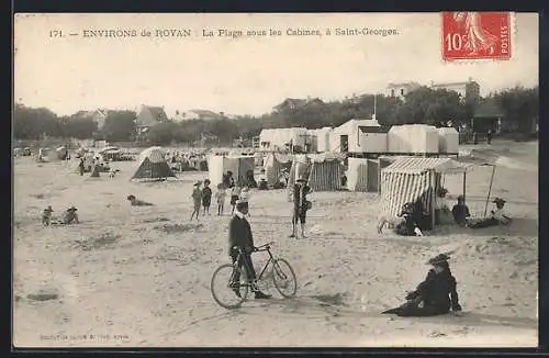 AK Saint-Georges, La Plage sous les Cabines