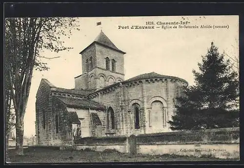 AK Port d`Envaux, Église de St-Saturnin Abside, romane