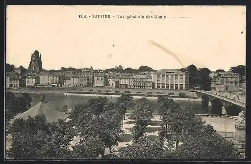 AK Saintes, Vue générale des Quais