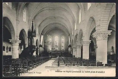 AK Saint-Jean-d`Angély, Intérieur de l`église paroissiale