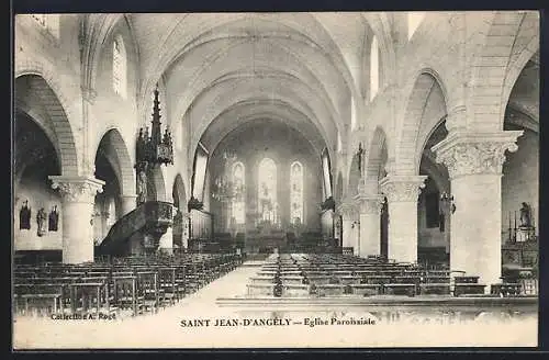 AK Saint-Jean-d`Angély, Intérieur de l`église paroissiale