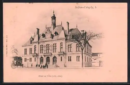 AK Saint-Jean-d`Angély, Hôtel de Ville, 1883-1886