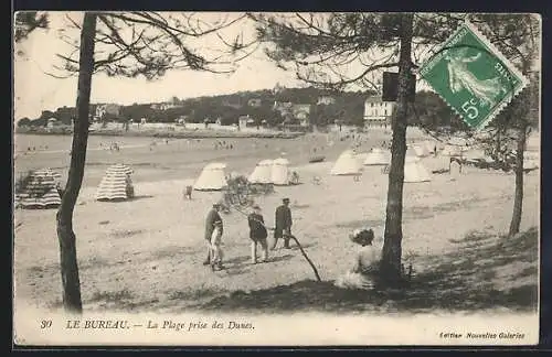 AK Le Bureau, La Plage prise des Dunes