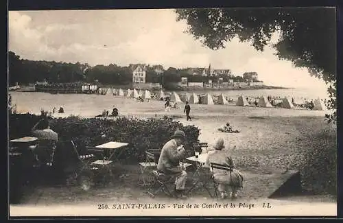 AK Saint-Palais, Vue de la Conche et la Plage