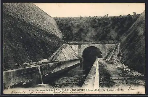 AK Dompierre-sur-Mer, le tunnel de la voie ferrée