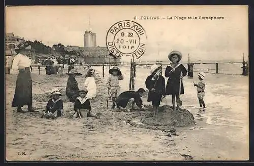 AK Fouras, La Plage et le Sémaphore