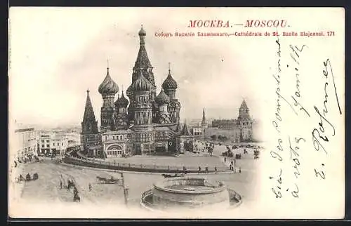 AK Moscou, Cathérale de St. Basile Blajennoi