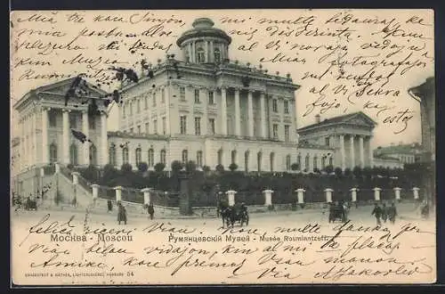 AK Moscou, Musée Roumiantzeff