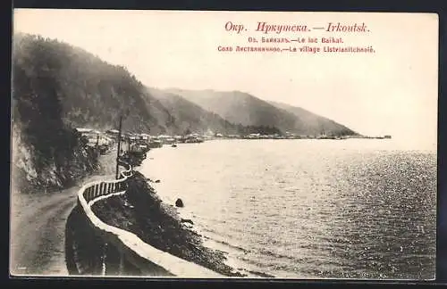 AK Irkoutsk, Le lac Baikal, Le village Listvianitchnoié