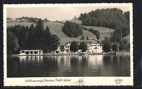 AK Pichl-Auhof /Mondsee, Gasthaus am Seeufer