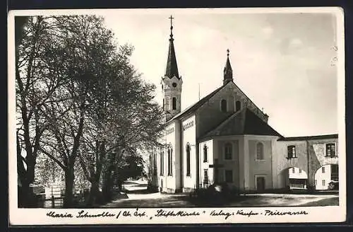 AK Maria Schmolln /Ob. Öst., Partie an der Stiftskirche