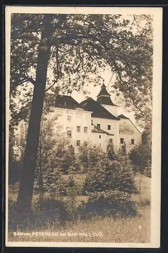 AK Bad Hall /O. Ö., Schloss Feyeregg mit Anlagen