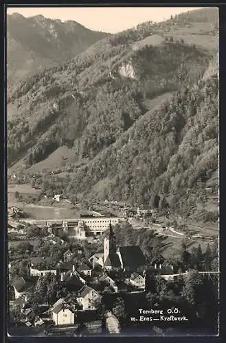 AK Ternberg, Teilansicht aus der Vogelschau