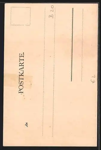 AK Pöstlingberg bei Linz, Partie an der Kirche