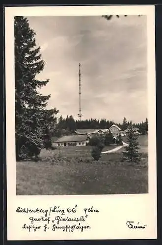 AK Lichtenberg bei Linz, Gasthof Giselawarte, Bes. H. Hengstschläger