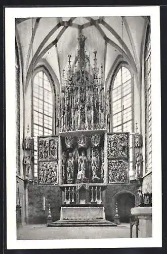 AK Kefermarkt /Ob.-Öst., Der gotische Flügelaltar in der Kirche