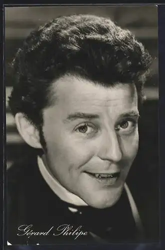 AK Schauspieler Gérard Philipe im Film Der schöne Octave