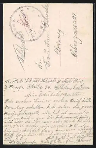 Foto-AK RPH SBW: Unter duftigen Blüten, Liebespaar unter blühenden Zweigen