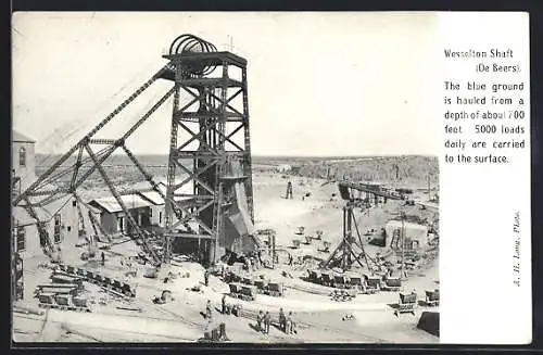 AK Kimberley, Wesselton Shaft (De Beers), Diamond Mine