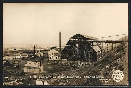 AK Kimberley, New Concentration Plant, Kimberley Diamond Mine