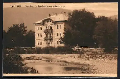 AK Bad Jlidze, Haus der Gesellschaft vom weissen Kreuze