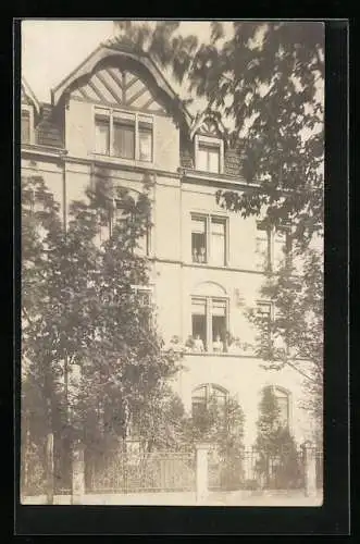 Foto-AK Freiburg /Br., Mädchenpensionat 1909