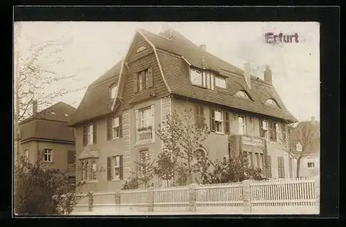 AK Erfurt, Villa in der Löber-Vorstadt 1911