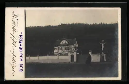 Foto-AK Beyern, Gasthaus Forsthaus 1909