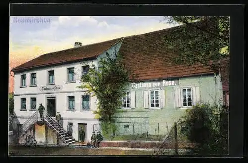 AK Neunkirchen /Baden, Gasthaus zur Rose