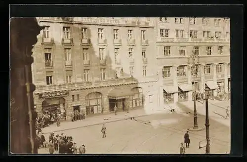 Foto-AK Köln, Excelsior Hotel Ernst 1918