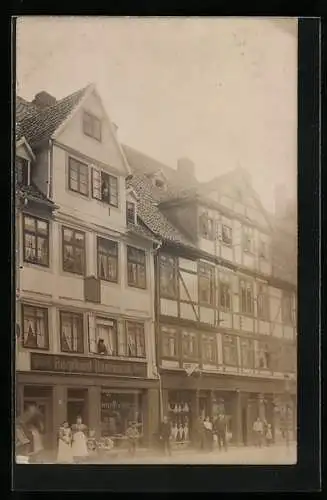 Foto-AK Hannover, Bäckerei Bernhard Büermann, 1908