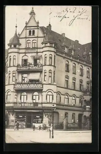 Foto-AK Hannover, Kolonialwaren Friedrich Bode, 1911