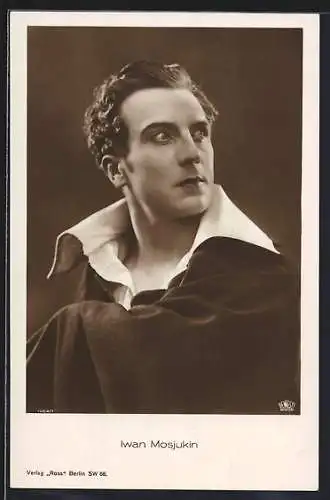 AK Schauspieler Iwan Mosjukin, Portrait