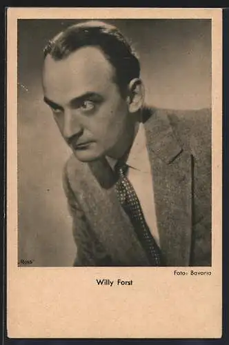 AK Schauspieler Willy Forst