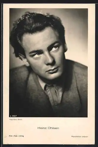 AK Schauspieler Heinz Ohlsen, Portrait