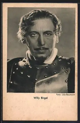 AK Schauspieler Willy Birgel im Kostüm