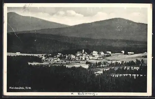 AK Haidmühle /B. W., Gesamtansicht aus der Vogelschau