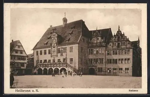 AK Heilbronn a. N., Blick zum Rathaus