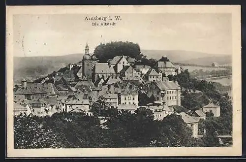 AK Arnsberg i. W., Die Altstadt