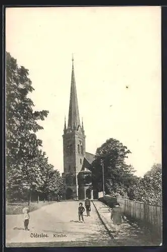 AK Oldesloe, Weg zur Kirche