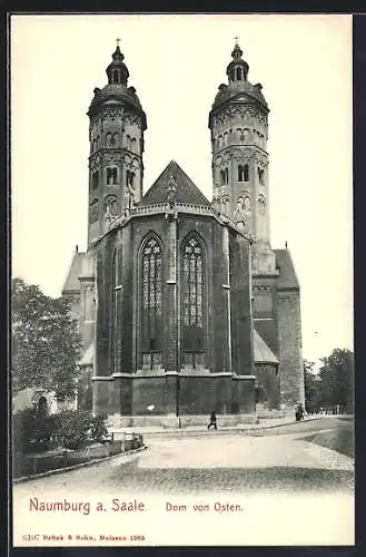 AK Naumburg a. Saale, Dom von Osten