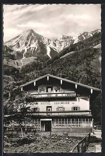 AK Ettenhausen /Obb., Alpenhotel-Pension Edelweiss