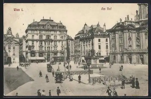 AK Wien, Am Hof, Blick auf den Platz