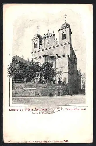 AK Wien, Kirche zu Maria Rotunda b. d. P. P. Dominikanern