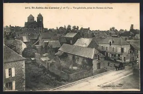 AK St-Aubin-du-Cormier, Vue gènèrale, prise du Bureau de Poste