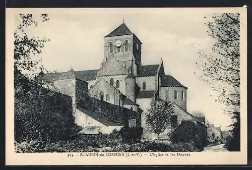 AK St-Aubin-du-Cormier, L`Eglise et les Douves